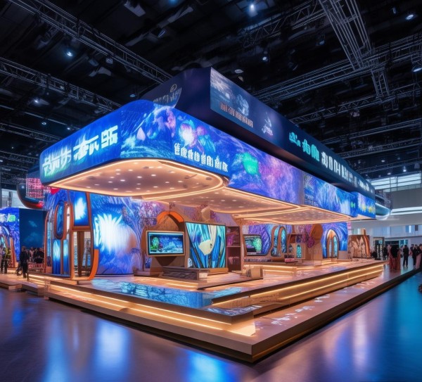 福建广告展台规划馆设计，一场视觉与科技的完美结合